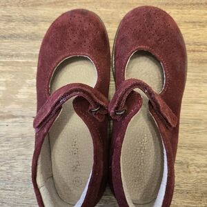 Girls Mini BODEN Red Mary Jane Shoes SIZE EU 31/US 13